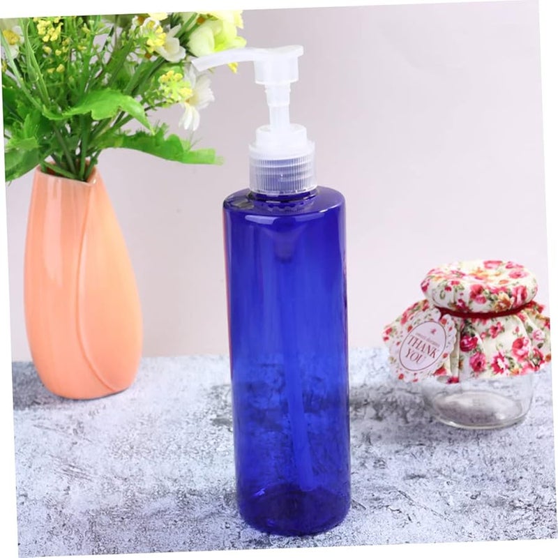 Minkissy 6 قطع 250 مل زجاجات مضخة غسول قابلة لإعادة التعبئة للشامبو وغسول الجسم للسفر - Image 4
